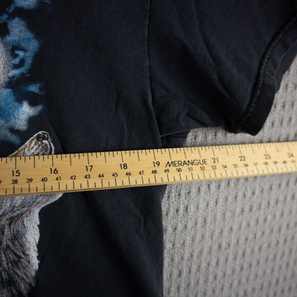 Waterton Park Canada Wildlife Bear Wolf Eagle Tee Faded - Picture 6 of 8